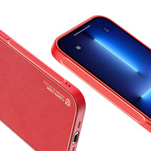 Заредете изображение във визуализатора на галерията – Dux Ducis Yolo elegant case made of soft TPU and PU leather for iPhone 13 Pro red - TopMag
