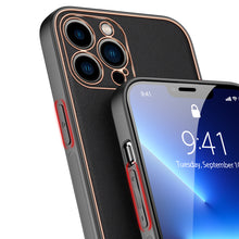 Заредете изображение във визуализатора на галерията – Dux Ducis Yolo elegant case made of soft TPU and PU leather for iPhone 13 Pro Max black - TopMag
