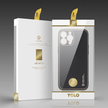 Заредете изображение във визуализатора на галерията – Dux Ducis Yolo elegant case made of soft TPU and PU leather for iPhone 13 Pro Max black - TopMag
