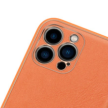Заредете изображение във визуализатора на галерията – Dux Ducis Yolo elegant case made of soft TPU and PU leather for iPhone 13 Pro Max orange - TopMag
