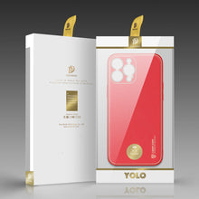 Заредете изображение във визуализатора на галерията – Dux Ducis Yolo elegant case made of soft TPU and PU leather for iPhone 13 Pro Max red - TopMag

