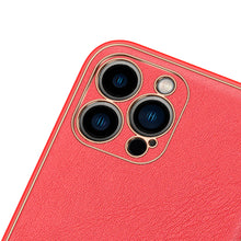 Заредете изображение във визуализатора на галерията – Dux Ducis Yolo elegant case made of soft TPU and PU leather for iPhone 13 Pro Max red - TopMag
