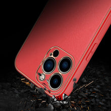 Заредете изображение във визуализатора на галерията – Dux Ducis Yolo elegant case made of soft TPU and PU leather for iPhone 13 Pro Max red - TopMag
