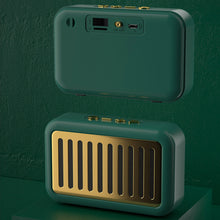 Заредете изображение във визуализатора на галерията – Dudao Y13s Retro Portable Wireless Bluetooth 5.0 Speaker Green (Y13s-green) - TopMag
