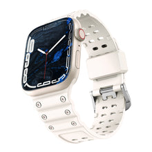 Заредете изображение във визуализатора на галерията – Strap Triple Protection strap for Apple Watch SE, 8, 7, 6, 5, 4, 3, 2, 1 (41, 40, 38 mm) bracelet bracelet beige
