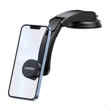Заредете изображение във визуализатора на галерията – Ugreen magnetic car phone holder on the cockpit glass black (LP360) - TopMag
