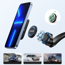Заредете изображение във визуализатора на галерията – Ugreen magnetic car phone holder on the cockpit glass black (LP360) - TopMag
