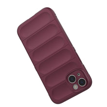 Заредете изображение във визуализатора на галерията – Magic Shield Case case for iPhone 14 Plus elastic armored case in burgundy
