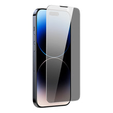 Заредете изображение във визуализатора на галерията – Baseus Privacy Tempered Glass For iPhone 14 Pro Max Full Screen 0.3mm Privacy Filter Anti Spy + Mounting Frame
