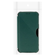 Заредете изображение във визуализатора на галерията – Razor Carbon Book Case for Samsung Galaxy A14 5G dark green
