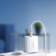 Заредете изображение във визуализатора на галерията – Ugreen USB charger Power Delivery 3.0 Quick Charge 4.0+ 20W 3A white (60450)
