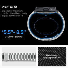 Заредете изображение във визуализатора на галерията – Spigen MODERN FIT BAND Samsung GALAXY Watch 6 CLASSIC (47 MM) SILVER
