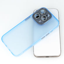 Заредете изображение във визуализатора на галерията – Liavec AG Matte Series Case for Iphone 15 Plus light blue
