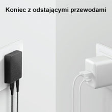 Заредете изображение във визуализатора на галерията – UNIQ Ład. siec. Votre Slim Duo 20W USB-C + USB-A czarny/charcoal black - TopMag
