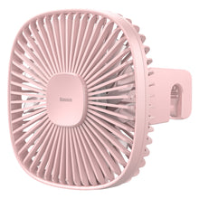 Заредете изображение във визуализатора на галерията – Baseus magnetic fan for the headrest on the rear seat pink (CXZR-04) - TopMag
