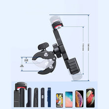 Заредете изображение във визуализатора на галерията – Joyroom Universal Bike Bicycle Phone Holder Motorcycle Handlebar Black (JR-ZS264) - TopMag
