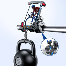 Заредете изображение във визуализатора на галерията – Joyroom Universal Bike Bicycle Phone Holder Motorcycle Handlebar Black (JR-ZS264) - TopMag
