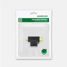 Заредете изображение във визуализатора на галерията – Ugreen adapter HDMI Type A (female) to mini HDMI (male) / micro HDMI (male) black (20144) - TopMag
