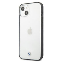 Заредете изображение във визуализатора на галерията – Etui BMW BMHCP13MPCUMRBK iPhone 13 6,1" transparent hardcase Signature Collection - TopMag
