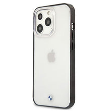 Заредете изображение във визуализатора на галерията – Etui BMW BMHCP13XPCUMRBK iPhone 13 Pro Max 6,7" transparent hardcase Signature Collection - TopMag

