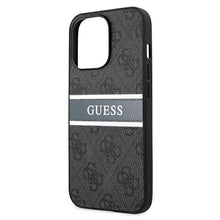 Заредете изображение във визуализатора на галерията – Guess GUHCP13L4GDGR iPhone 13 Pro / 13 6,1" szary/grey hardcase 4G Stripe - TopMag
