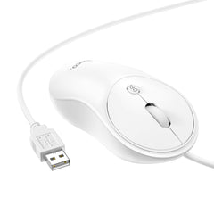 HOCO wired mouse Esteem GM13 white