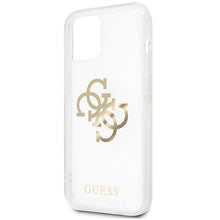 Заредете изображение във визуализатора на галерията – Guess GUHCP13SKS4GGO iPhone 13 mini 5,4" Transparent hardcase 4G Gold Charms Collection - TopMag

