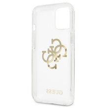 Заредете изображение във визуализатора на галерията – Guess GUHCP13SKS4GGO iPhone 13 mini 5,4" Transparent hardcase 4G Gold Charms Collection - TopMag

