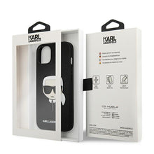 Заредете изображение във визуализатора на галерията – Karl Lagerfeld KLHCP13SSAKHBK iPhone 13 mini 5,4" czarny/black hardcase Saffiano Ikonik Karl`s Head - TopMag
