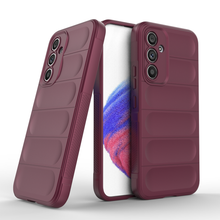 Заредете изображение във визуализатора на галерията – Magic Shield Case for Samsung Galaxy A54 5G flexible armored cover burgundy
