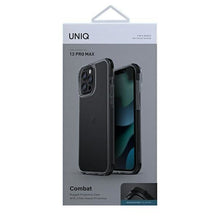 Заредете изображение във визуализатора на галерията – UNIQ etui Combat iPhone 13 Pro Max 6,7" czarny/carbon black - TopMag
