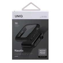 Заредете изображение във визуализатора на галерията – UNIQ etui Nautic Apple Watch Series 4/5/6/SE 40mm czarny/black - TopMag

