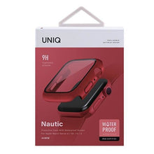 Заредете изображение във визуализатора на галерията – UNIQ etui Nautic Apple Watch Series 4/5/6/SE 44mm czerwony/red - TopMag
