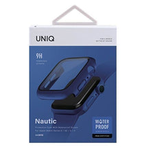 Заредете изображение във визуализатора на галерията – UNIQ etui Nautic Apple Watch Series 4/5/6/SE 44mm niebieski/blue - TopMag
