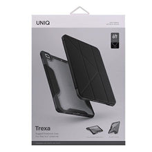 Заредете изображение във визуализатора на галерията – UNIQ etui Trexa iPad 10.2" 2021/2020/ 2019 Antimicrobial czarny/black - TopMag
