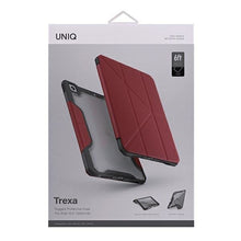 Заредете изображение във визуализатора на галерията – UNIQ etui Trexa iPad 10.2" 2021/2020/ 2019 Antimicrobial czerwony/red - TopMag
