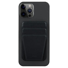 Заредете изображение във визуализатора на галерията – UNIQ Lyft magnetyczny stojak na telefon snap-on stand and card holder czarny/black - TopMag
