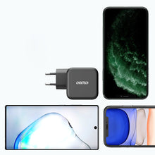 Заредете изображение във визуализатора на галерията – Choetech GaN USB Type C wall charger 61W Power Delivery black (Q6006) - TopMag
