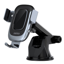 Заредете изображение във визуализатора на галерията – Choetech wireless car smartphone charger Qi 15W with phone holder 3in1 windshield cockpit air vent black (T542-S) - TopMag

