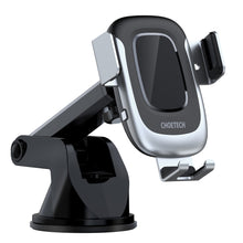 Заредете изображение във визуализатора на галерията – Choetech wireless car smartphone charger Qi 15W with phone holder 3in1 windshield cockpit air vent black (T542-S) - TopMag
