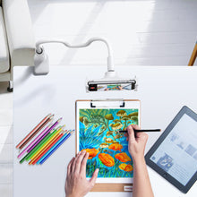Заредете изображение във визуализатора на галерията – Choetech 2in1 flexible phone holder with wireless charger 10W white (T548-S) - TopMag
