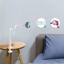 Заредете изображение във визуализатора на галерията – Choetech 2in1 flexible phone holder with wireless charger 10W white (T548-S) - TopMag
