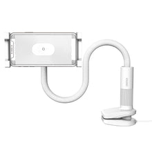 Заредете изображение във визуализатора на галерията – Choetech 2in1 flexible phone holder with wireless charger 10W white (T548-S) - TopMag
