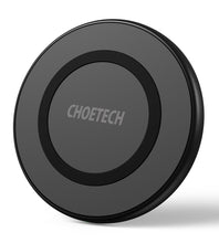 Заредете изображение във визуализатора на галерията – Choetech Qi 10W wireless charger + USB cable - micro USB black (T526-S) - TopMag

