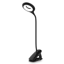 Заредете изображение във визуализатора на галерията – Wireless LED reading lamp with clip + black micro USB cable - TopMag
