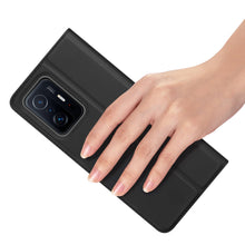 Заредете изображение във визуализатора на галерията – Dux Ducis Skin Pro Bookcase type case for Xiaomi Mi 11T Pro / Mi 11T black - TopMag
