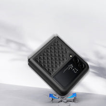 Заредете изображение във визуализатора на галерията – Dux Ducis Venice case for Samsung Galaxy Z Flip 4 leather case black
