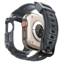 Заредете изображение във визуализатора на галерията – Spigen Rugged Armor Pro Case for Apple Watch Ultra 1/2 (49 mm) - Dark Gray
