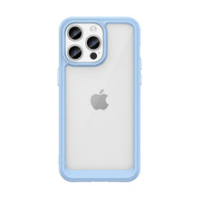 Заредете изображение във визуализатора на галерията – iPhone 15 Pro Max Outer Space Reinforced Case with Flexible Frame - Blue
