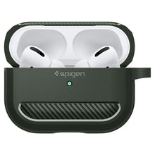 Заредете изображение във визуализатора на галерията – Spigen RUGGED ARMOR Apple AIRPODS PRO 1 MILITARY GREEN
